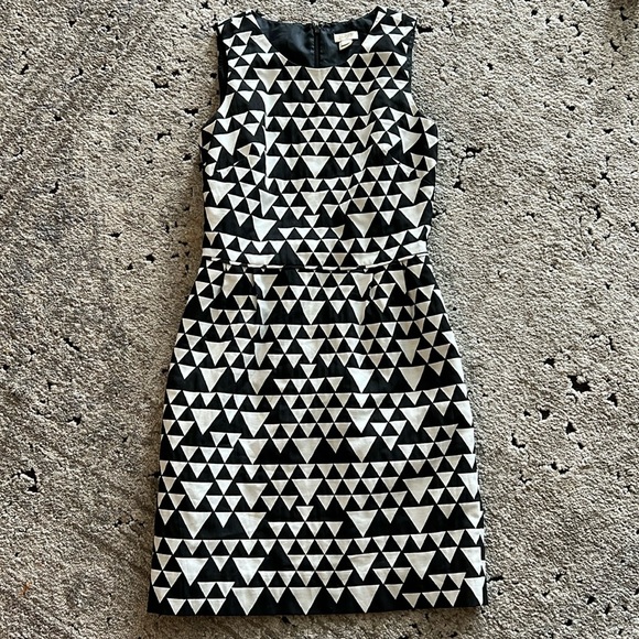 J. Crew Geometric Dress - Picture 1 of 3